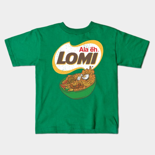 Ala eh Lomi Bowl Kids T-Shirt by leynard99